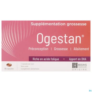 OGESTAN SUPPLEM GROSSESSE CAPS 90