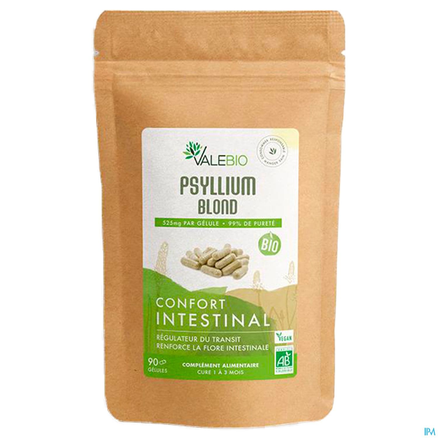 Valebio Psyllium Blond Confort Intestinal Gelule 90