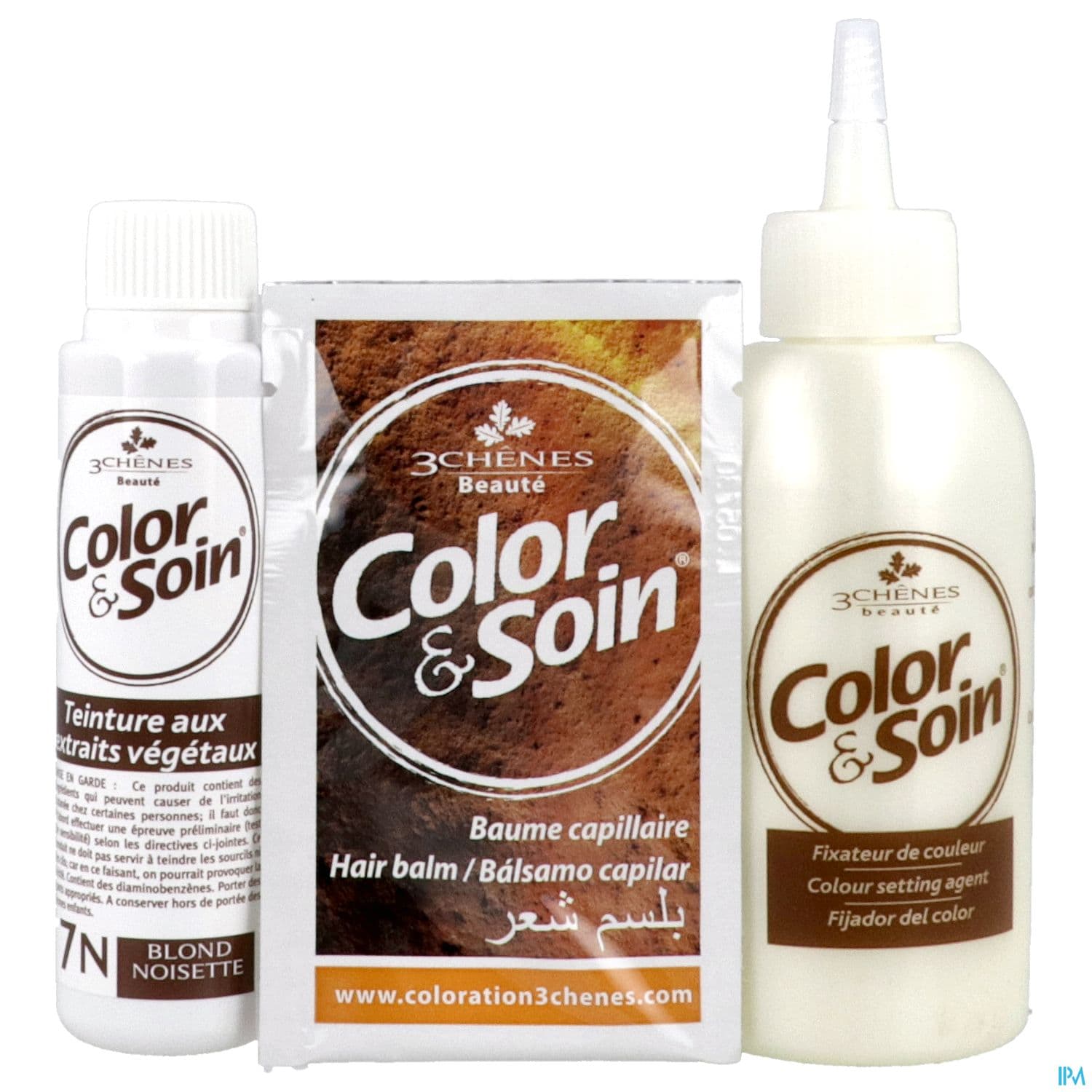 3 CHENES COLOR/SOIN BL NOISETTE 7N