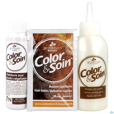 3 CHENES COLOR/SOIN BL NOISETTE 7N