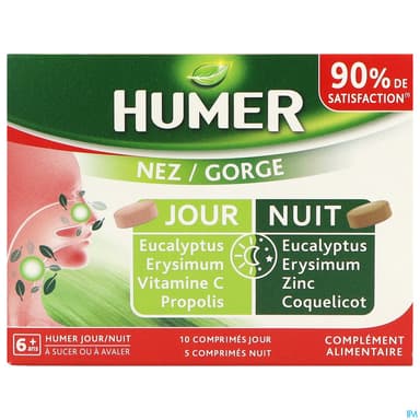 Humer Nez Gorge Jour Nuit Comprime 15
