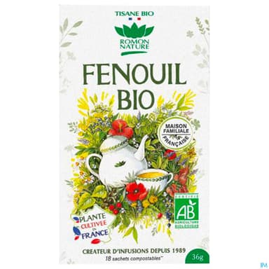 Romon Nature Simples Plantes Cultivees En France Fenouil Bio France Infusette 0g8 18