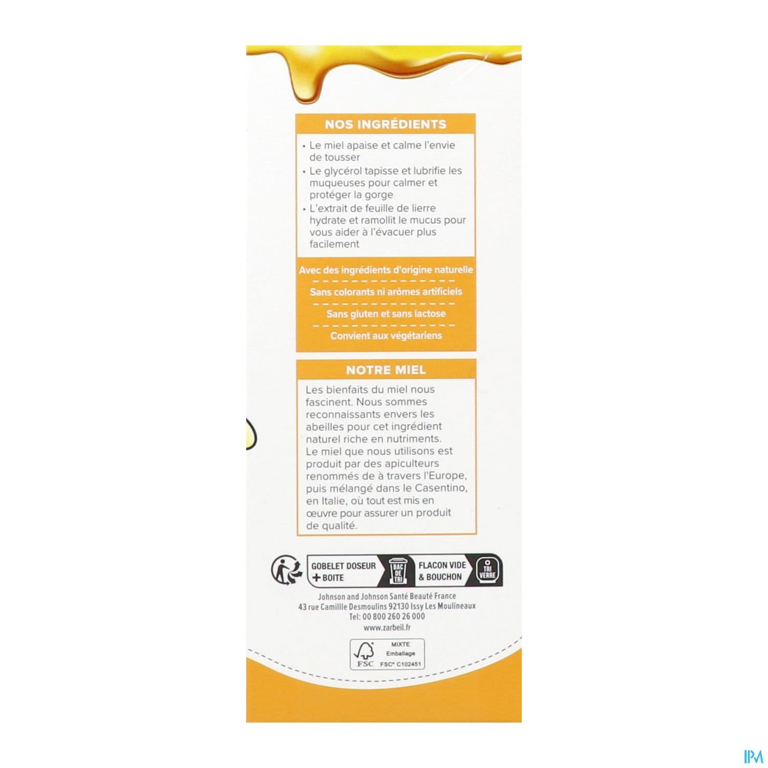 ZARBEIL SIROP AD/ENF TX&GORG 150ML