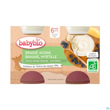 BABYBIO BRASSE AVOIN BAN/MYRT2X130