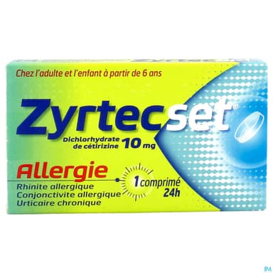Zyrtecset 10mg Comprime Secable 7