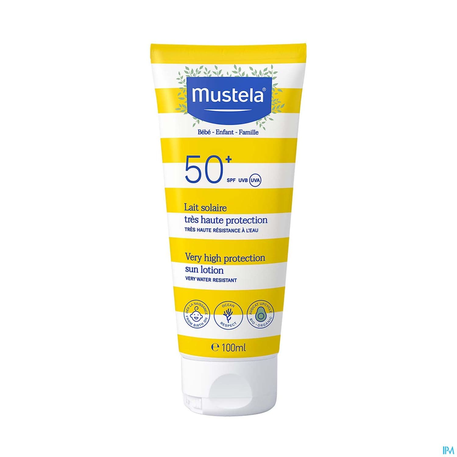 MUSTELA SOLAIRE LAIT SPF50+ 100ML