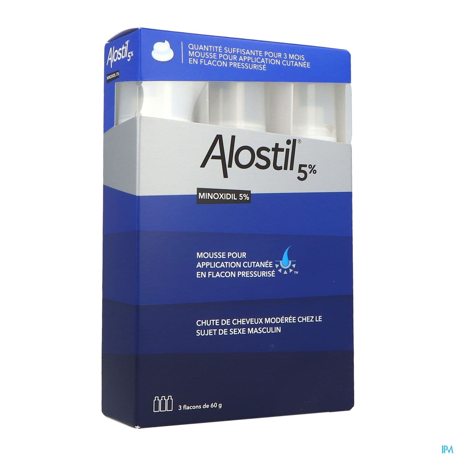 Alostil 5% Mousse Pour Application Cutanee 60g X3