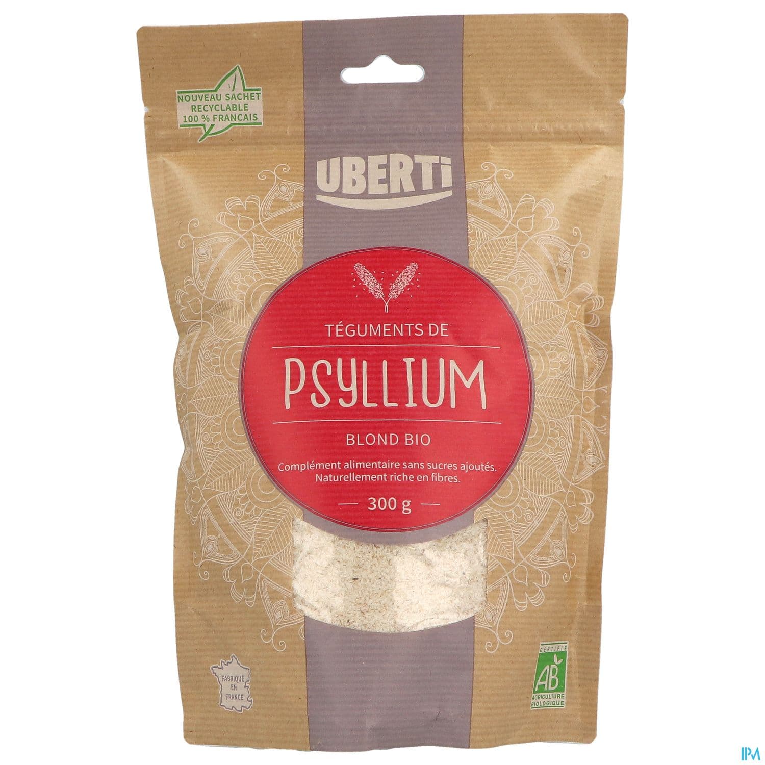 Uberti Psyllium Blond Bio Sachet 300g