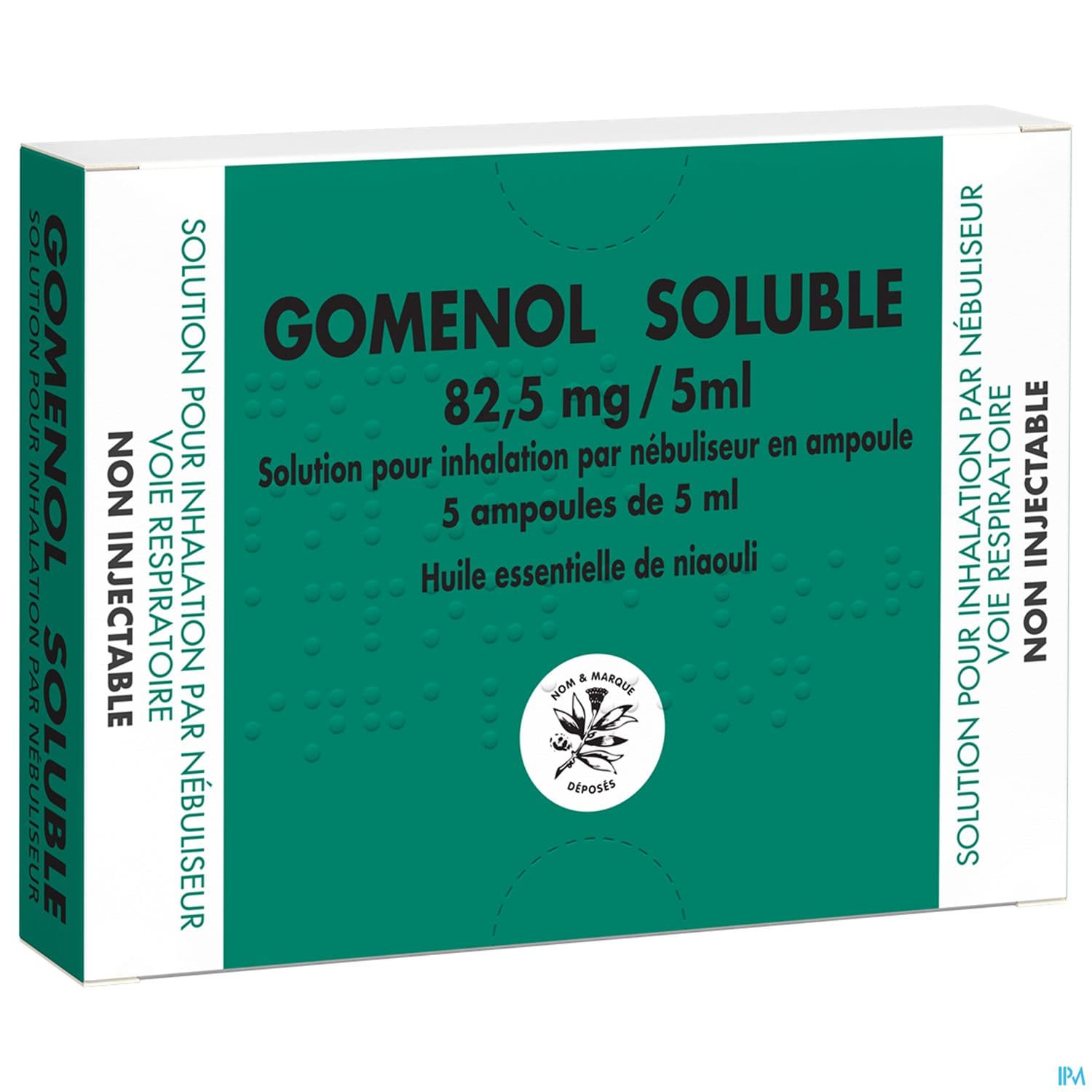 GOMENOL SOLUBLE 82,5MG/5ML AMP 5