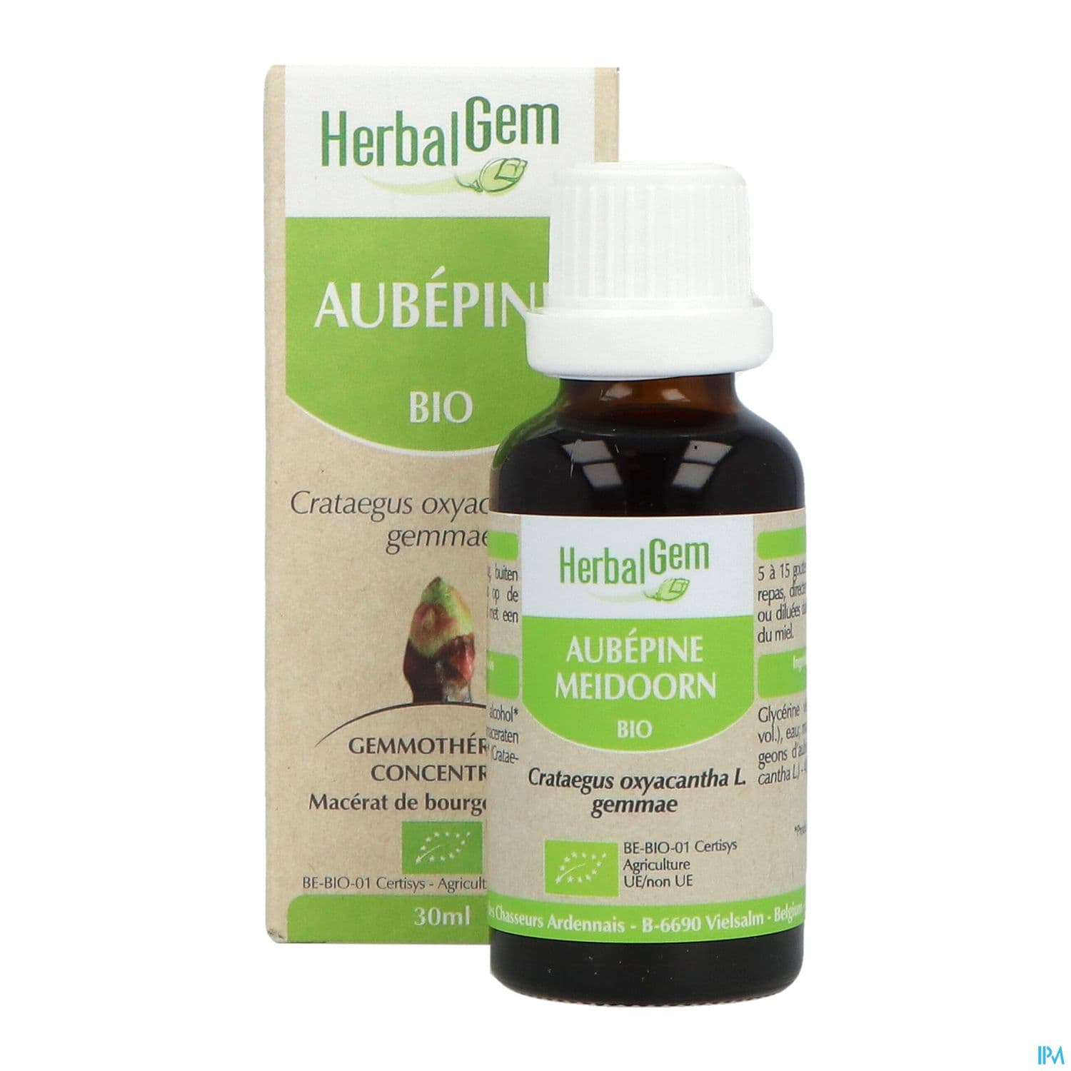 Herbalgem Aubepine Bourgeon Macerat Glyc Bio 30ml