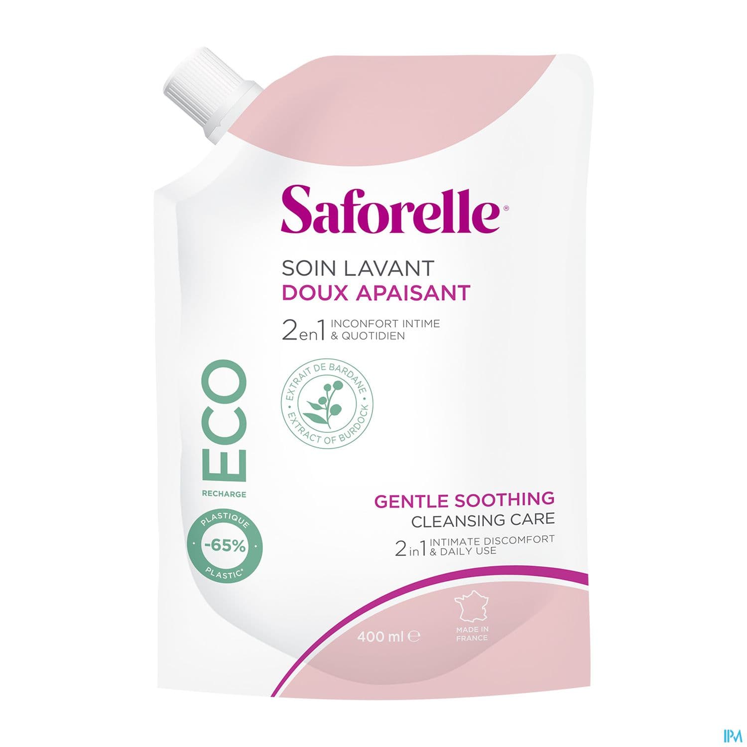 Saforelle Soin Lavant Doux Eco Recharge 400ml