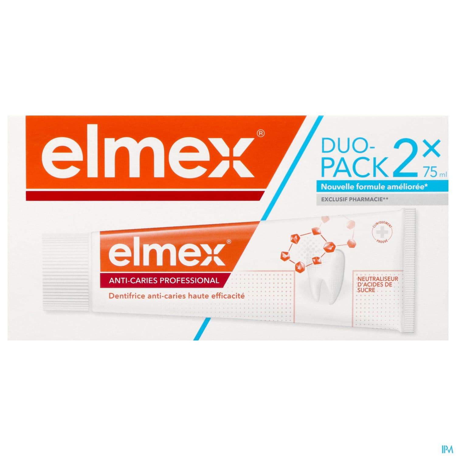 ELMEX DENT A/CARIE PRO 75ML X2
