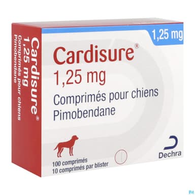Dechra Cardisure 1mg25 Chien Comprime 100