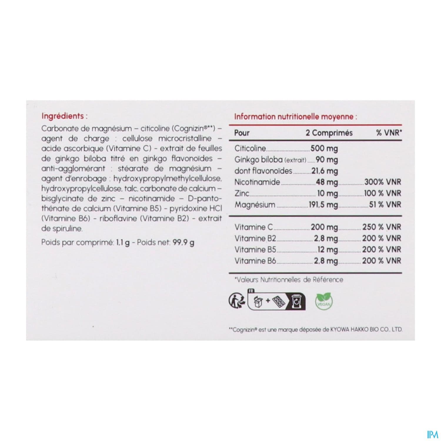 Naturophta Neuro Gelule 90