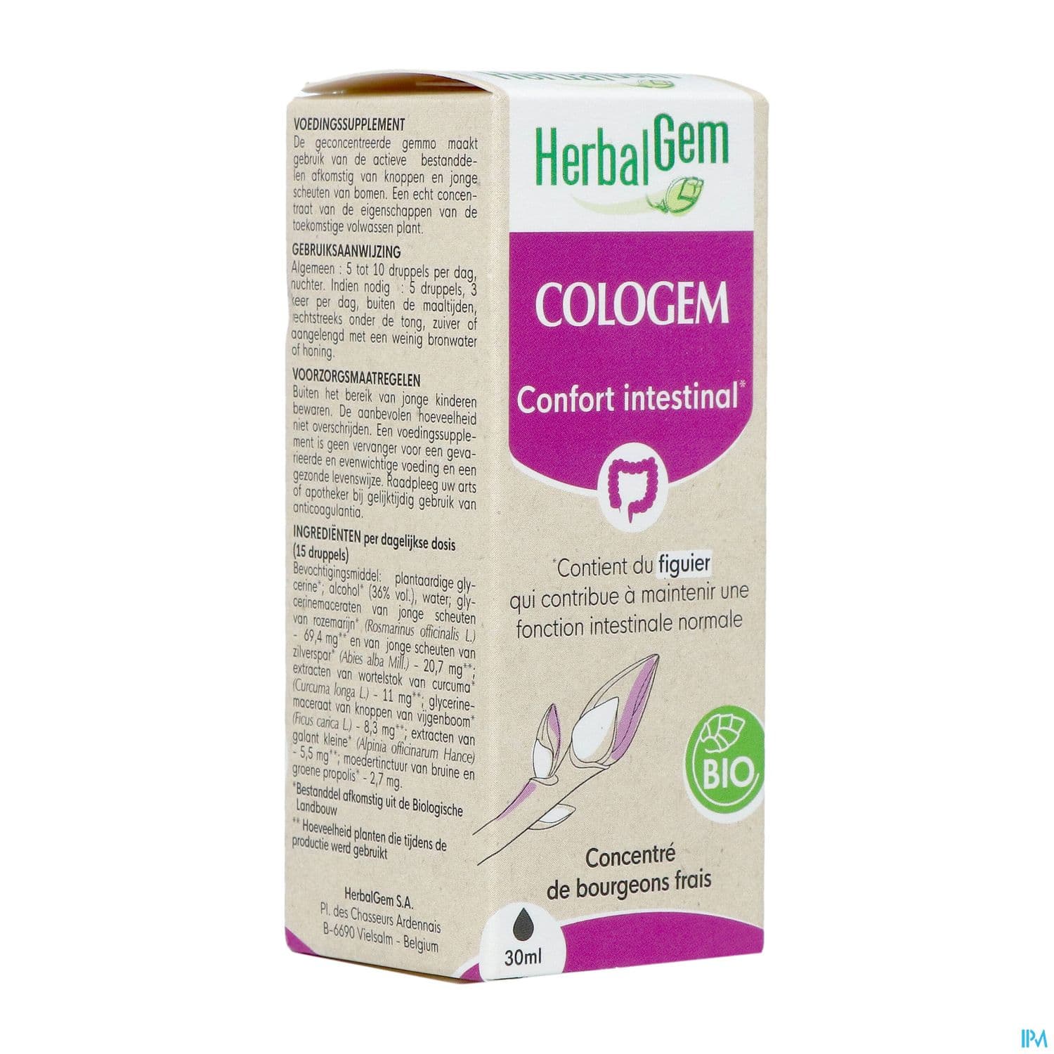 Herbalgem Cologem Gc19 Confort Intestinal Bio 30ml