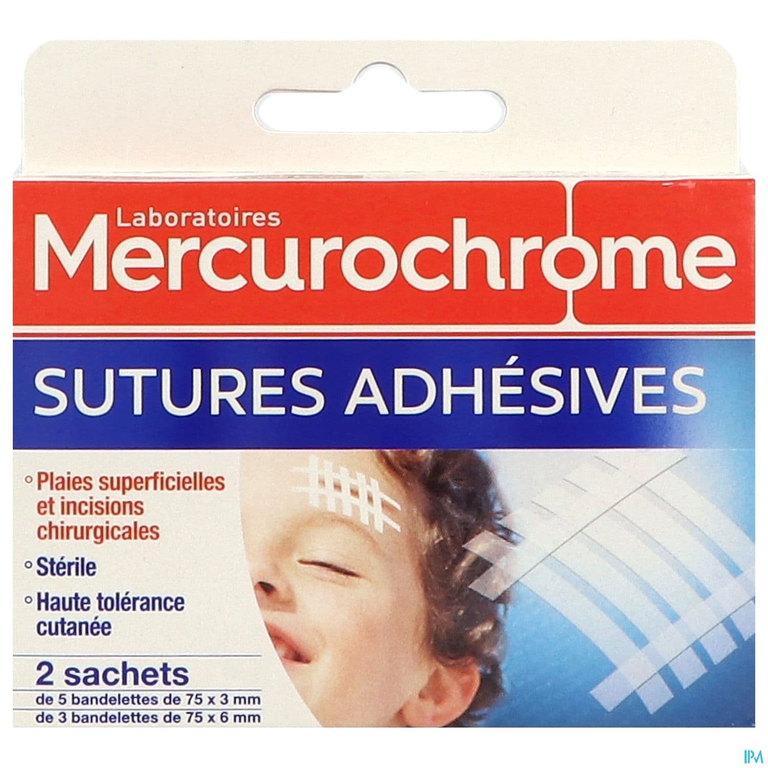 MERCUROCHROME PANS STRIP ADHES X16