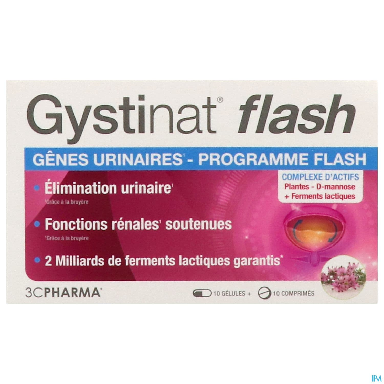 3C PHARMA GYSTINAT FLASH CPR+GELUL