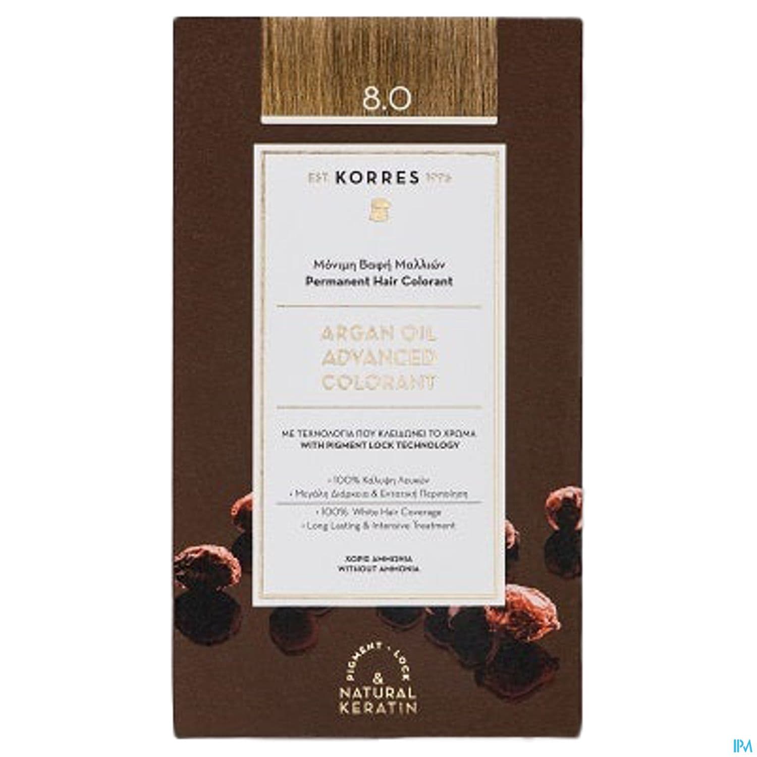 KORRES COLOR ARG BLD CLAIR 8.0