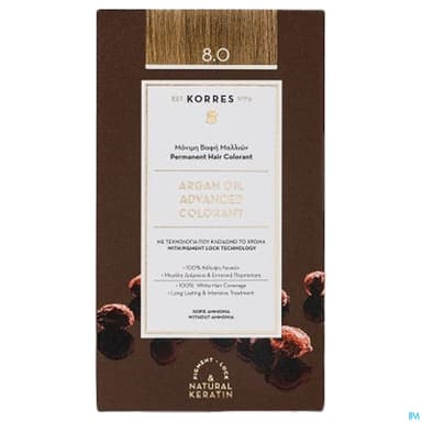 KORRES COLOR ARG BLD CLAIR 8.0