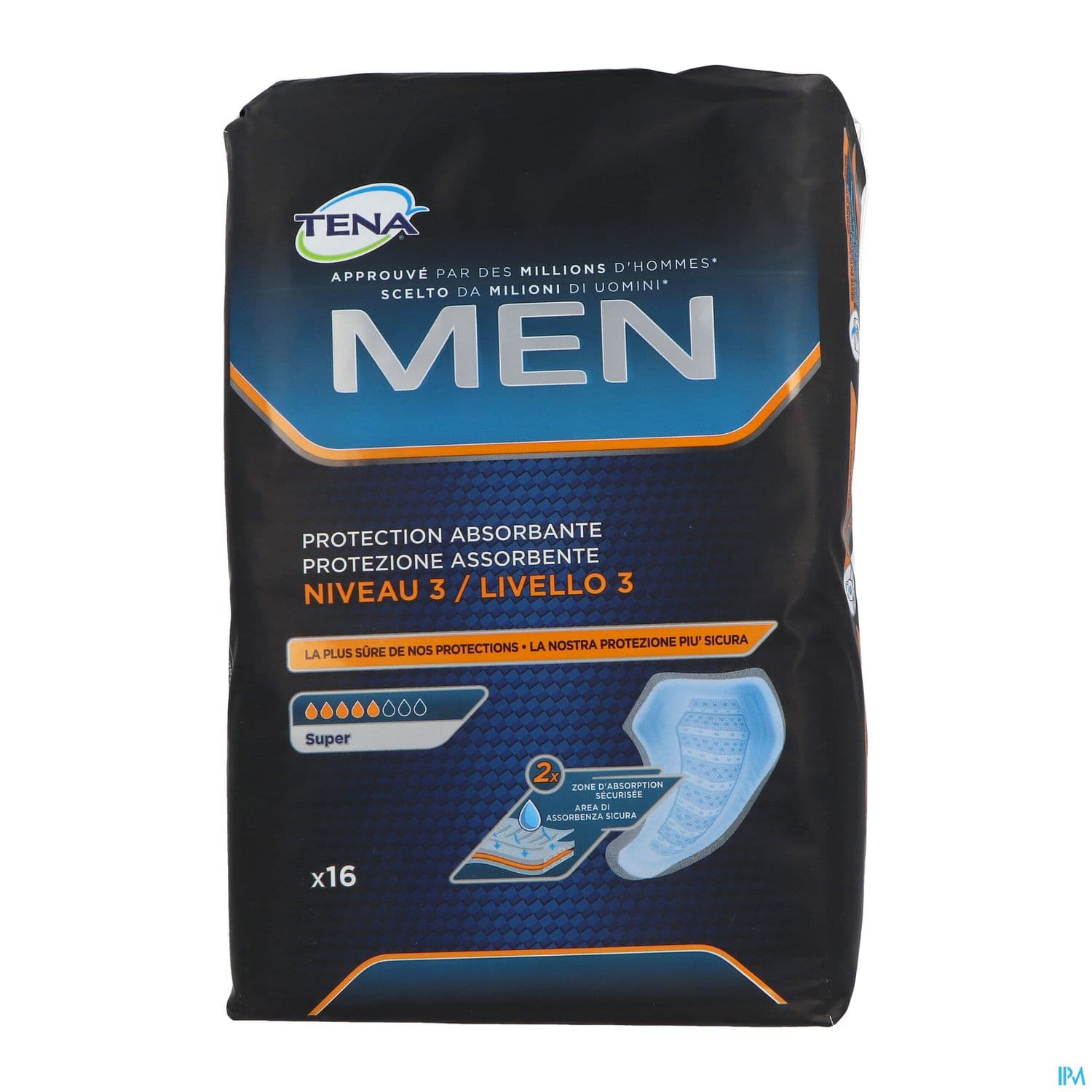 TENA MEN SUPER NIVEAU 3 16