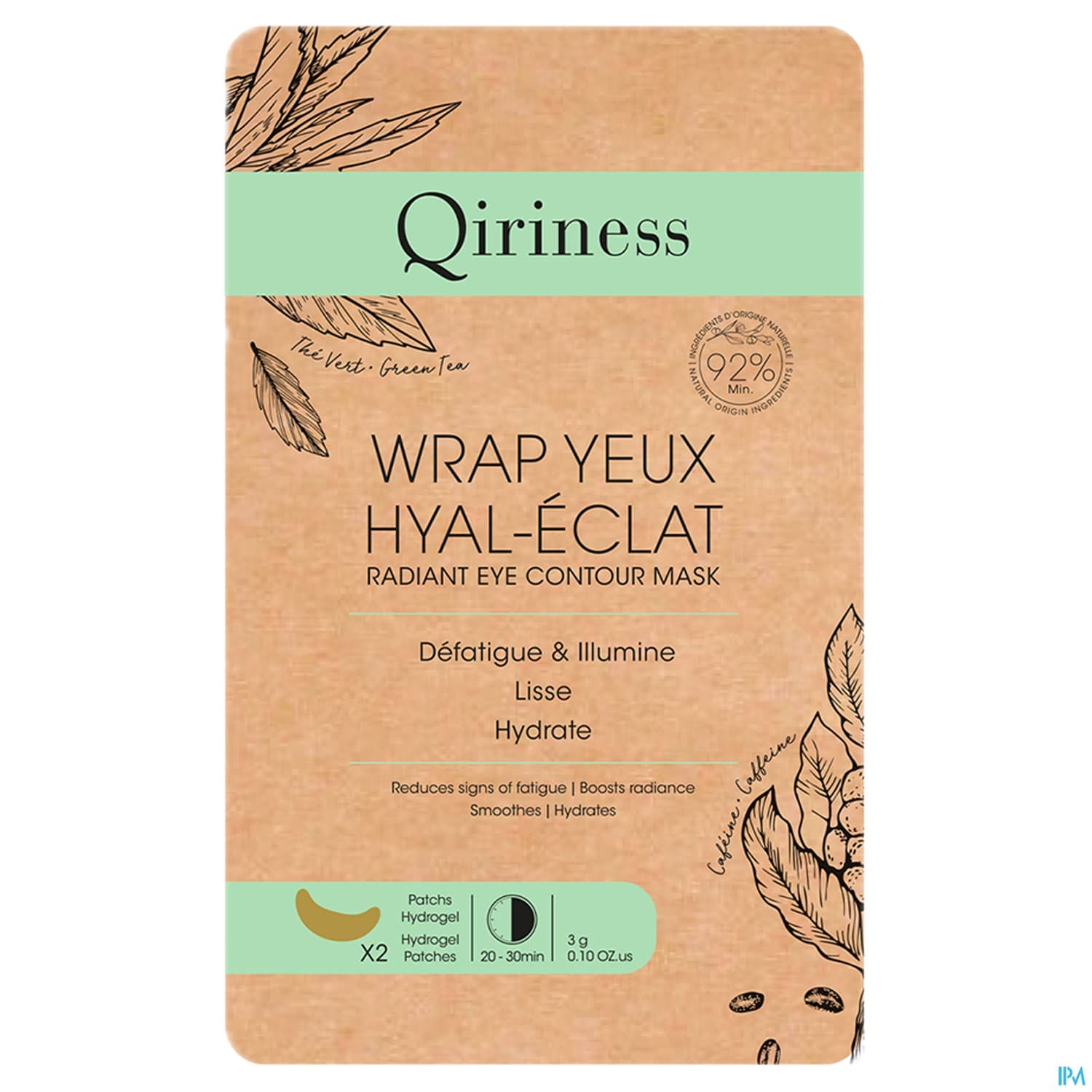 Qiriness Wrap Yeux Hyal Eclat Patch 3g