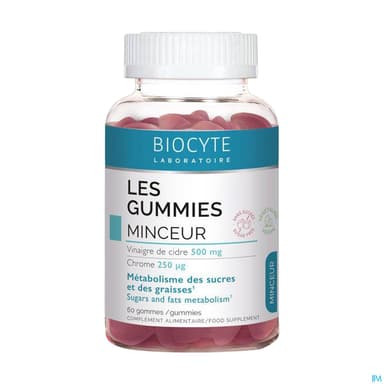 BIOCYTE LES GUMMIES MINCEUR 60