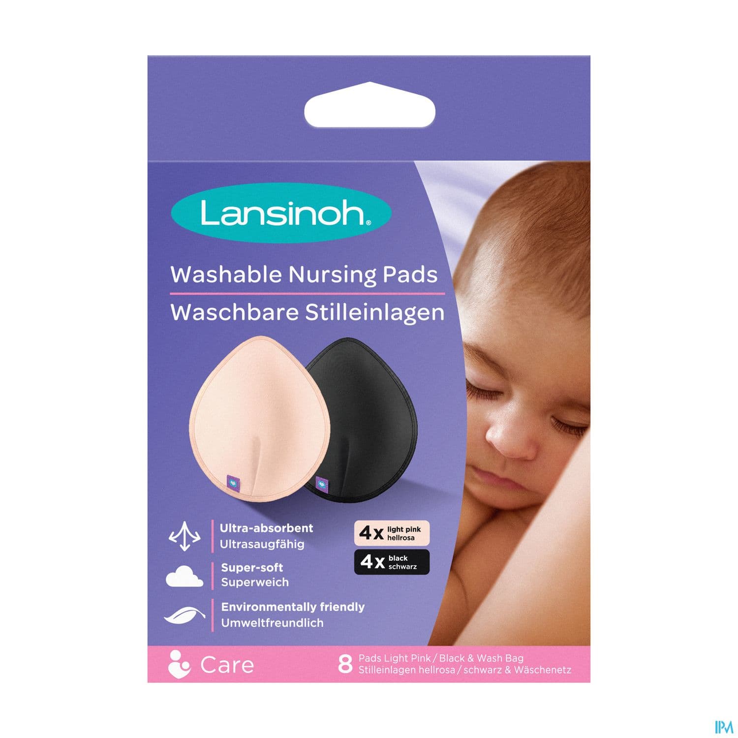 Lansinoh Coussinets D'allaitement Lavables X8