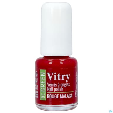 Vitry Be Green Vernis Ongles Rouge Malaga 6ml
