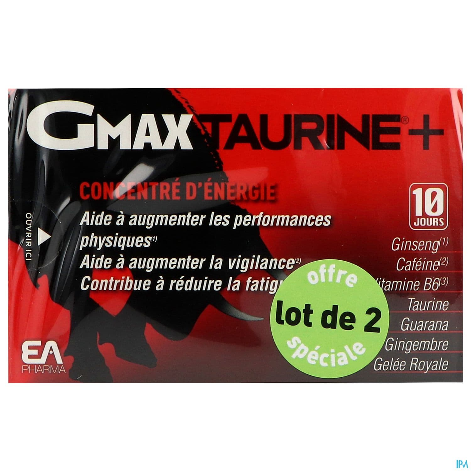 Gmax Taurine Ampoule 2ml 30 X2