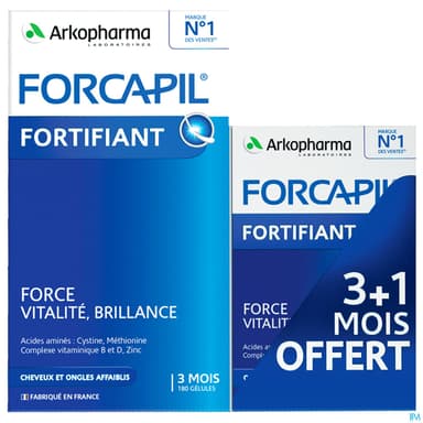 FORCAPIL COMPL ALIM 180+60OFF