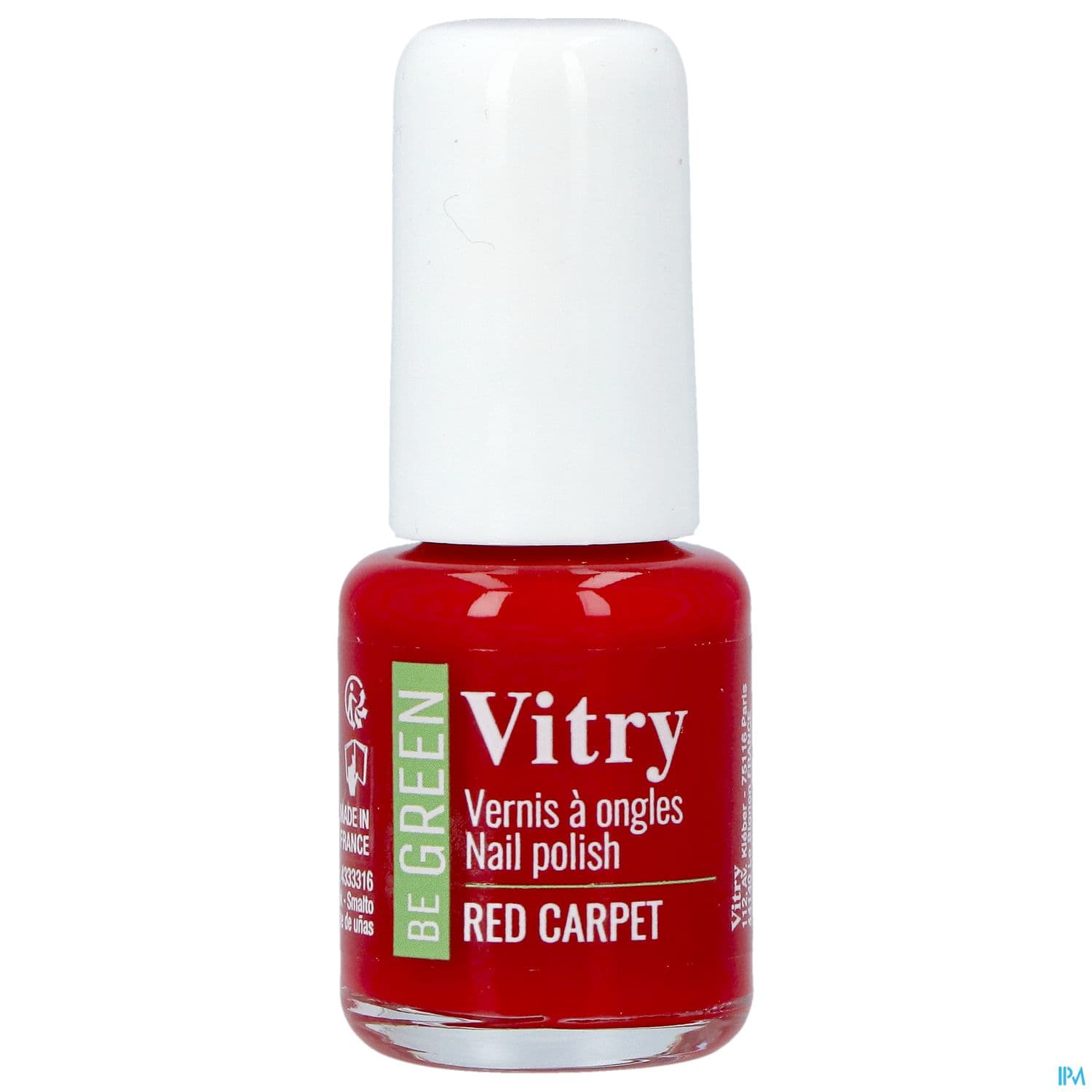 Vitry Be Green Vernis Ongles Red Carpet 6ml