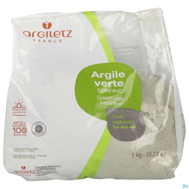 ARGILE VERT SURFIN ARGILETZ 1KG
