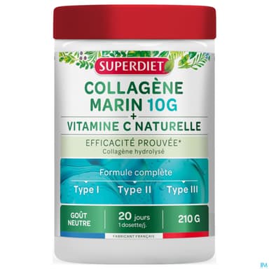 SUPERDIET COLLAG MARIN+VIT C 210G