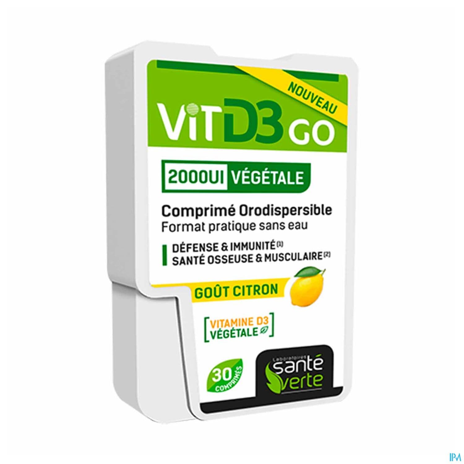 SANTE VERTE VIT D3 2000UI CPR 30 — Pharmacie Juin