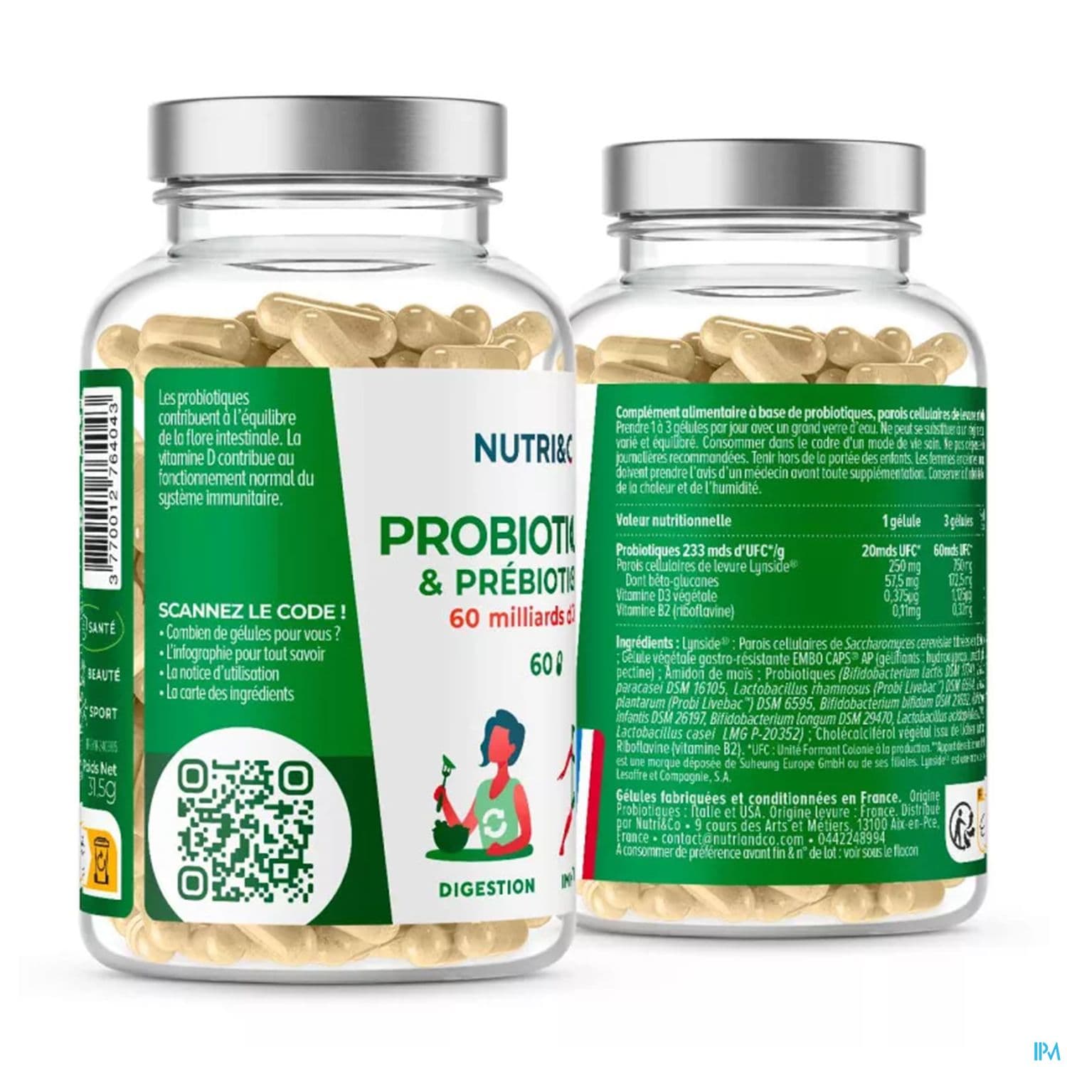 NUTRI&CO PROBIO GELULE 60