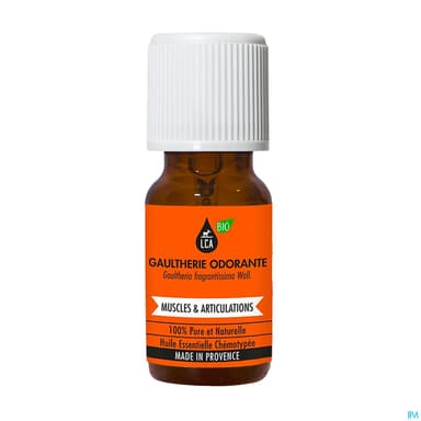 Lca Huile Essentielle De Gaultherie Odorante Bio 10ml