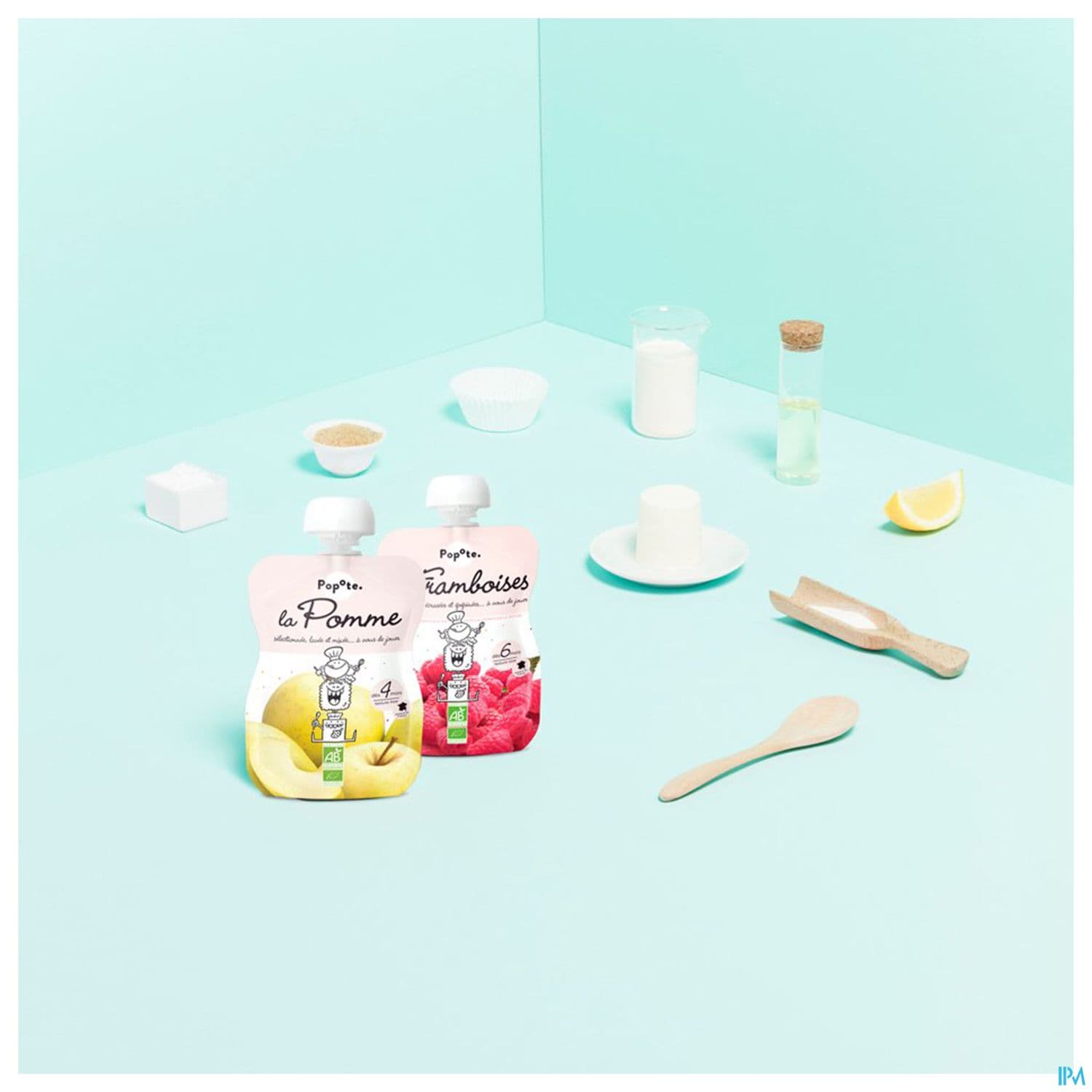 POPOTE COMPOTE POMME LISSE 120G