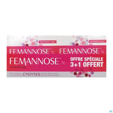 FEMANNOSE N D-MANNOSE SACH 4G 3+1