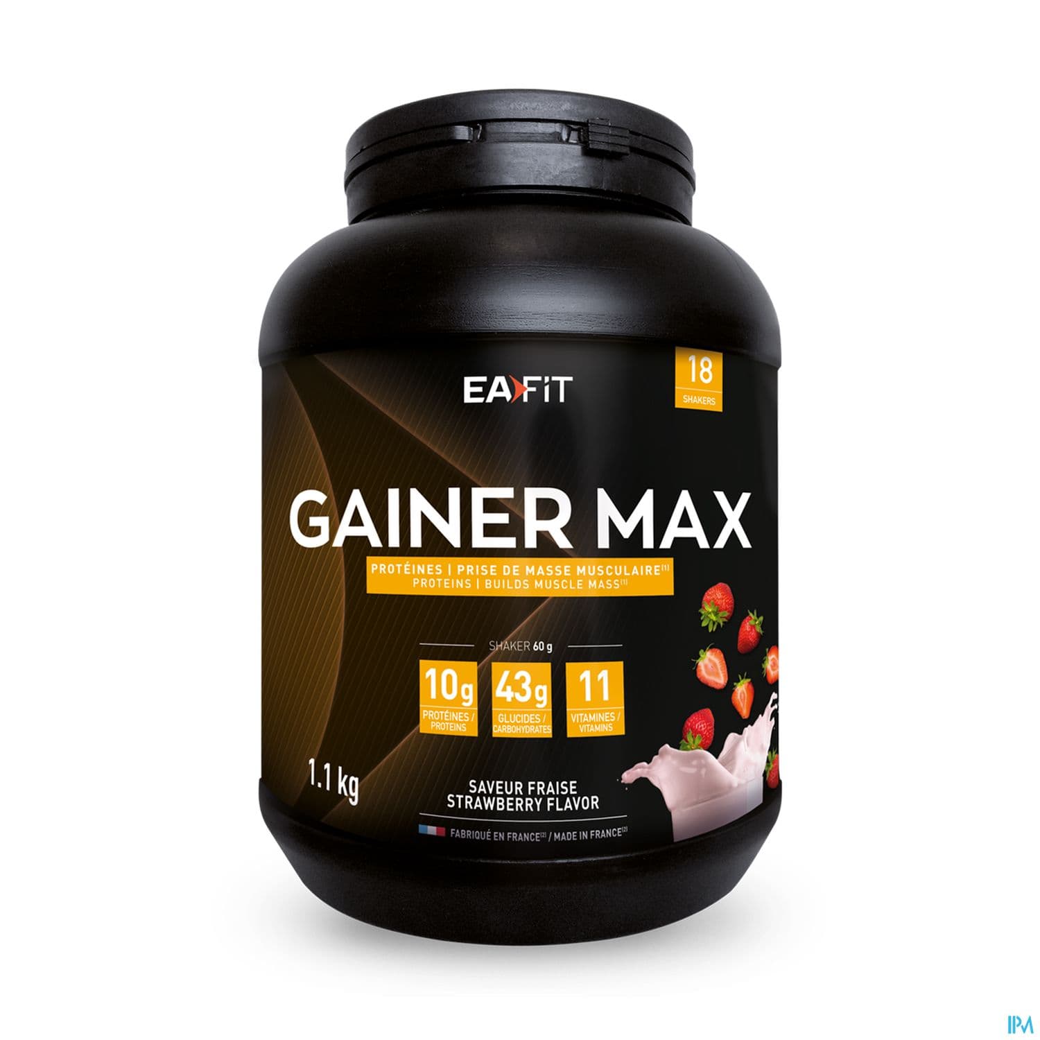 Eafit Gainer Max Poudre Pour Boisson Fraise 1kg1