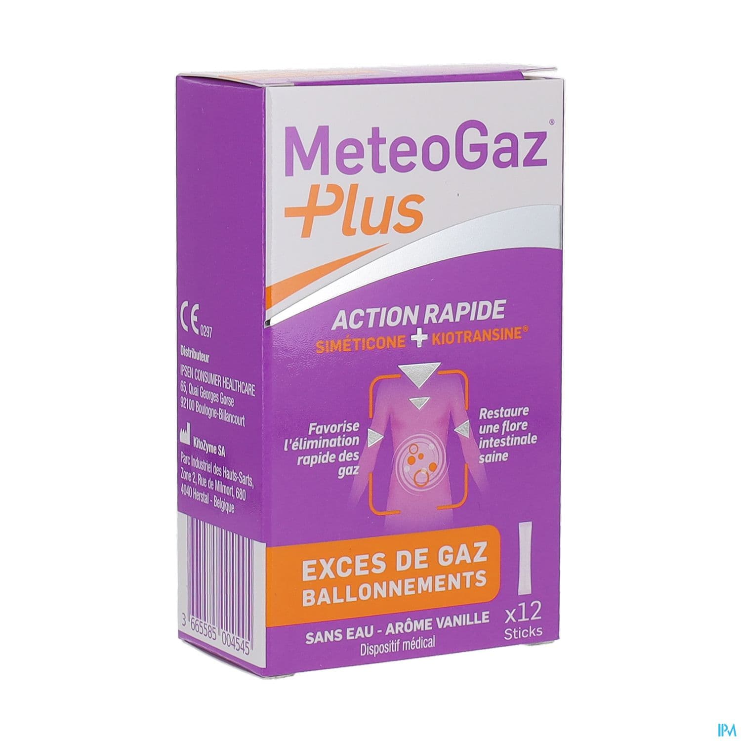 Meteogaz Plus Stick Poudre Orodispersible 2g 12