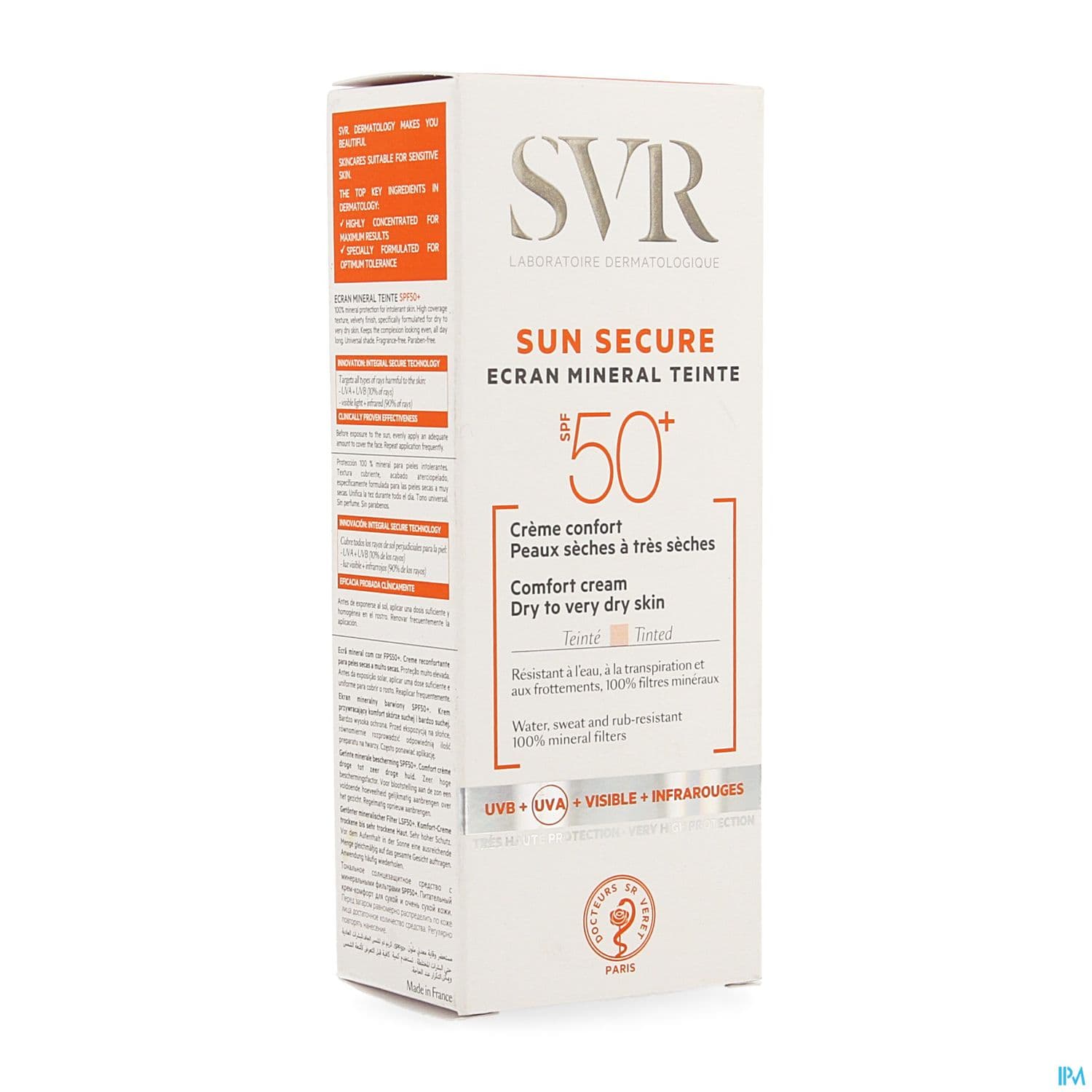 SVR SUN SECURE MINER TEINT 50+ PS