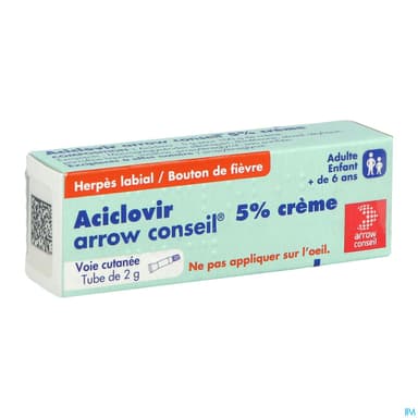 Aciclovir Arrow Conseil 5% Creme 2g