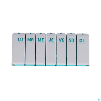 Pilbox Tempo Distributeur Hebdomadaire Gris