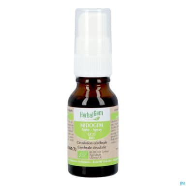 Herbalgem Midogem Forte Gc25 Cerebral Bio Spray 15ml