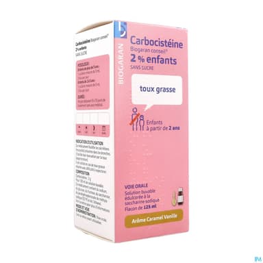 CARBOCISTEINE 2% BIOG SOL S/S125ML
