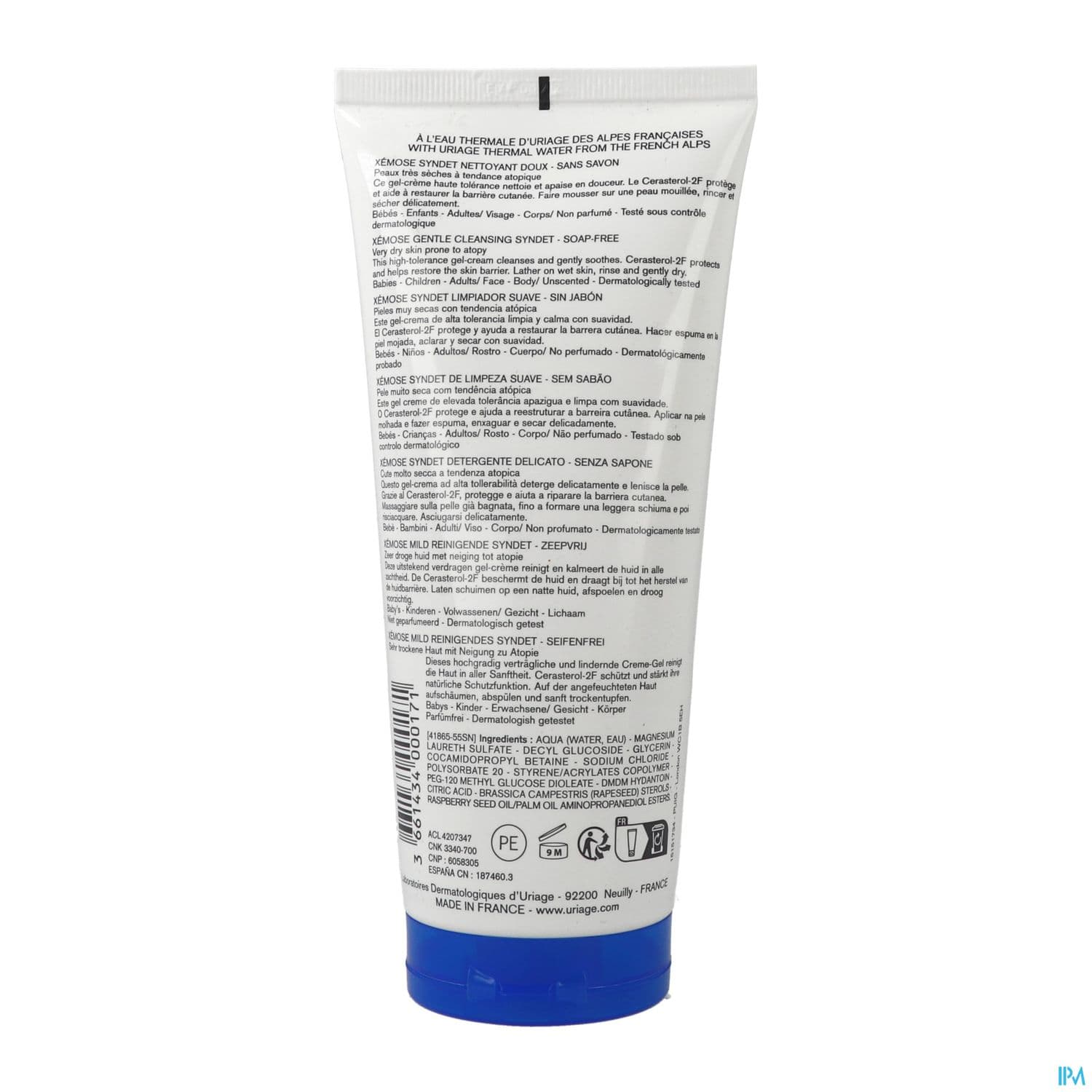 URIAGE XEMOSE SYNDET NETT 200ML