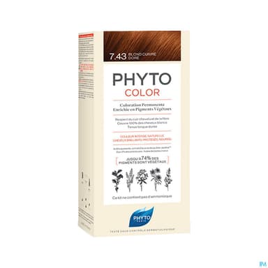 PHYTO COLOR 7,43 BLOND CUIVRE/DORE