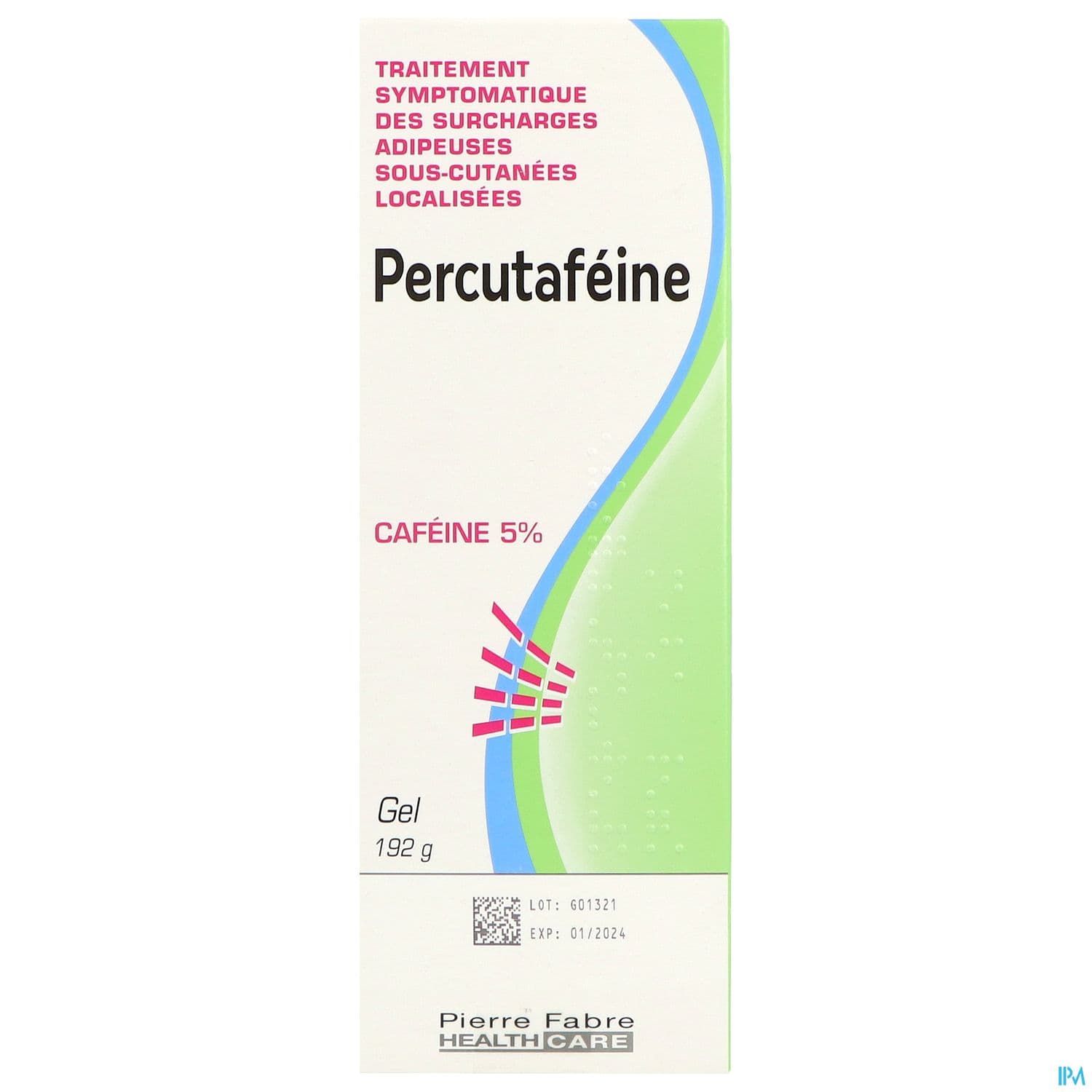 PERCUTAFEINE 5% GEL TUB 192G