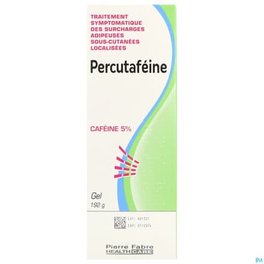 PERCUTAFEINE 5% GEL TUB 192G