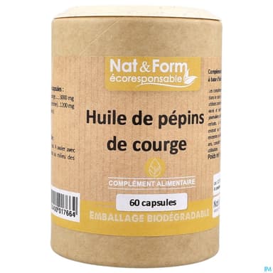 NAT&FORM ECO PEPIN COURGE CAPS60